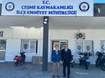 Kaymakamımız Sayın Mehmet Maraşlı, görevine yeni başlayan İlçe Emniyet Müdürü Murat Dokumacı’ya ziyarette bulunarak yeni görevinde başarılar diledi.